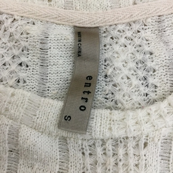 entro Mixed Media Oversized Sweater Tunic - Picture 5 of 6